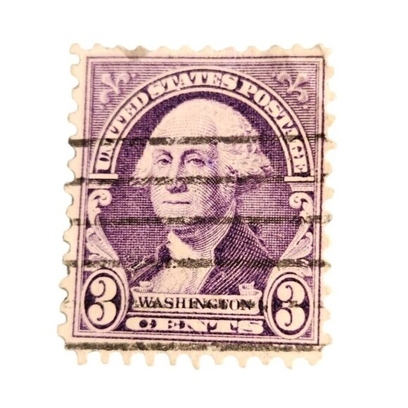 Vintage 1932 Washington 3¢ U.S. Postage Stamp Purple - Picture 1 of 7